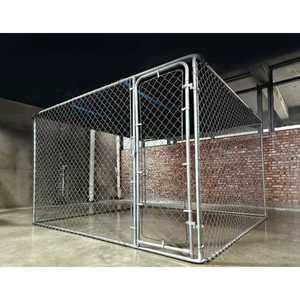 대형 야외 견사 울타리 시골 만들기 실외 조립식 개집 마당 케이지 반려견