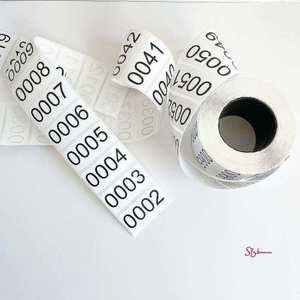 번호표 롤 1-1000 스티커 롤스티커xyz731