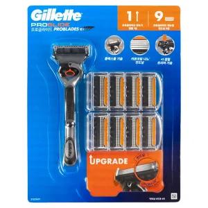 질레트 프로글라이드 면도기세트 (면도기1개 +날9개) 5+1 5중날 프레시전 트리머 플랙시볼