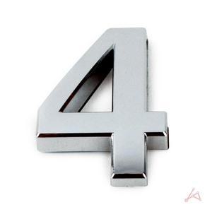 방번호 레터모던링 숫자 스티커 이니셜 라벨 4 50mm