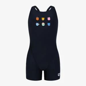 [아레나](대구신세계)여아동 일반 젤리베어 아동 3부 반신 레이서백 실내수영복(A5FG1GL01)BLK