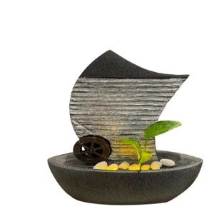 천연가습기 분수 미니 인테리어 연못 물멍 물레방아