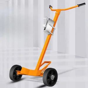 드럼포터 수동 유압카트 철제 페달식 대차 오일 드럼