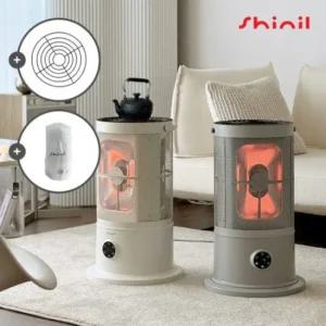 신일 하이라이트 전기히터 오방난로 순간발열 원통형 무취 무소음 상부망포함 화이트