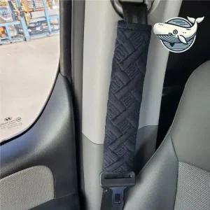 벨벳 안전벨트커버 블랙 통합형 차량용 소프트 안전벨트소품 안전벨트쿠션커버