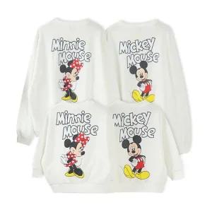 [디즈니정품] 미키&미니맨투맨티-패밀리룩/아동복/아동상의/키즈의류/키즈복/아동맨투맨/키즈맨투맨/겨울