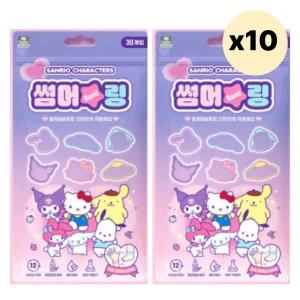 아텍스 썸머링 유아 모기 팔찌 산리오 방수 30개 X20 BNS