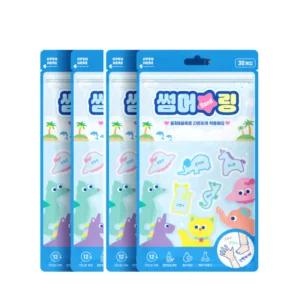 아텍스 썸머링 유아 모기 팔찌 물놀이 방수 30개입 X4 BNS