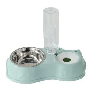 애완용 세트 급식기 강아지 수기 민트 자동반려동물 개밥그릇 펫식기 애견