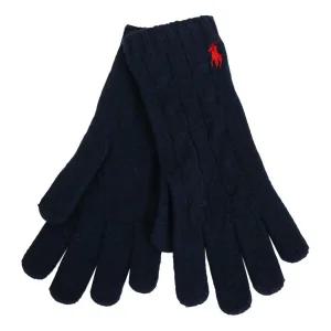 폴로랄프로렌 25FW 울 캐시미어 클래식 케이블 장갑 헌터네이비 WC0676 433