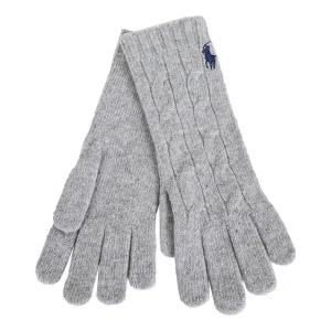 폴로랄프로렌 25FW 울 캐시미어 클래식 케이블 장갑 소프트그레이 WC0676 057