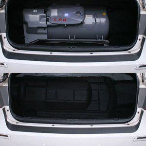 [케이원모터스]트랜디그랜저HG 전용 LPG 가스통가리개 가스통커버 트렁크스크린