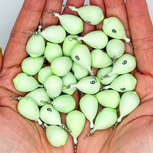 국산 영진조구 야광물방울추 1호 2개가격 야광싱커 갑오징어 문어 쭈꾸미 봉돌