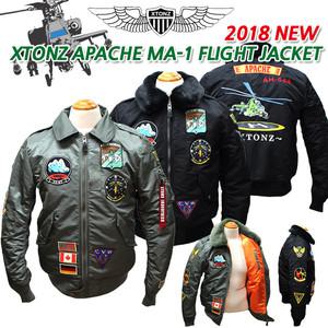 엑스톤즈항공점퍼 남성패딩 패딩 아파치 MA-1 항공점퍼 재킷 블루종 잠바 미군 밀리터리 