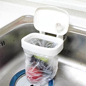 봉투걸이형 음식물쓰레기통 도어훅 분리수거함