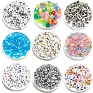 ALL 비즈구슬 이니셜 알파벳 숫자 비즈 한팩, 옵션선택