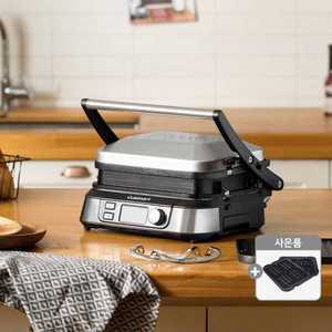 쿠진아트 양면그릴 전골팬GR-5KR+와플팬_H _캠핑_전골그릴_전기그릴_삼겹살