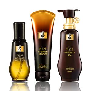 려 화윤생 뷰티풀에이징 샴푸 두피모발팩 헤어오일세럼 탈모영양제 두피영양제
