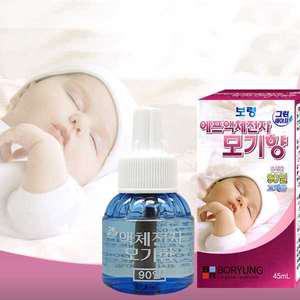 보령제약 그린세이프 액체전자 모기향 90일X1개/모기리퀴드 기피제 액체전자 모기향리필