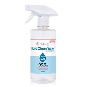 헬케어 핸드 워터 500ml 휴대용 손소독 스프레이 분무기 에탄올 62% 바이러스99.9%살균 의약외품
