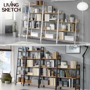 아이디 사다리 선반 철제 책장 서재 거실 인테리어 책장
