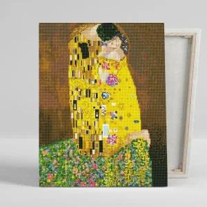 [아트박스]/아이러브페인팅 DIY캔버스형 보석십자수 40x50cm 클림트-키스