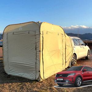 쏘렌토 차박 텐트 차차차 원터치 큐브형 에어 보다 튼튼