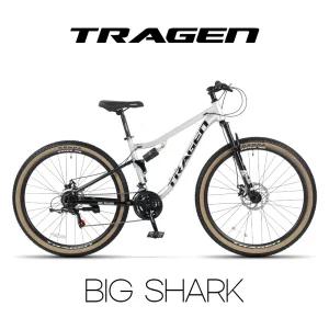 트라젠 빅샤크 29인치 풀샥 앞뒤샥 시마노21단 디스크 풀서스펜션 자전거