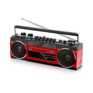 Britz 브리츠인터내셔널 BA-TAP1 레드 블루투스 카세트 플레이어 스피커