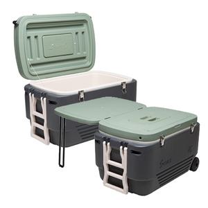 세이블대원산업 테이블 아이스박스 55리터(바퀴) /캠핑/바비큐