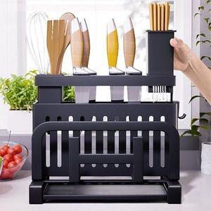 [제이큐]비타리토 주방 도마 칼꽂이 칼블럭 25x16x24cm 블랙