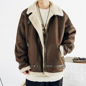 [BZJL3PUU_4C]클래식 남자 캐주얼 포멀 무스탕 자켓