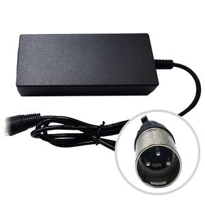 리튬이온 / 리튬폴리머 배터리팩 10직렬 36V ~ 37V 전기충전기 42V 4A 서큘러 3핀 커넥터