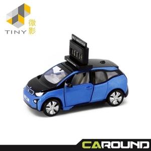 타이니 1:64 BMW i3 시계차량 블루 홍콩 마라톤 - 하프 마라톤 - 전시회 특별판