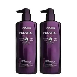 닥터그루트 2025 최신상 프로바이탈 두피 안티에이징 탈모샴푸 500ml 2개 힘없는모발용
