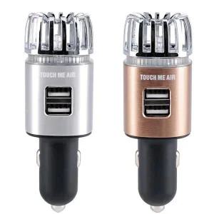 터치미에어 TOUCH ME AIR 플라즈마 듀얼고속충전기 차량용공기청정기