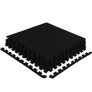 온애이 GWT 퍼즐 운동 매트 가정용 체육관용 EVA 연동 바닥 타일 기구 러닝머신 보호 바닥재 24제곱피트 6개 장착