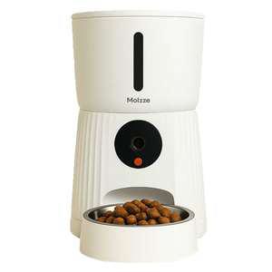 모이쯔 스마트 자동급식기 반려동물 강아지 고양이 사료 자동급식기 배식기 앱 연동 음성녹음 분리세척