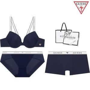 [롯데백화점]게스 [선물포장] 컬러믹스 화이트밴딩 커플속옷세트 GDWBRBPDR212NY