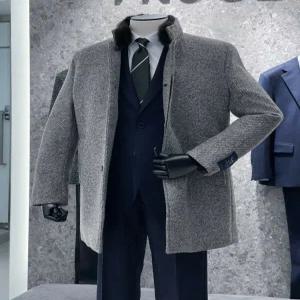 [트루젠] 트루젠 (역시즌) 이태리수입 라이트브라운 프리미엄 하프코트 2344CL520640