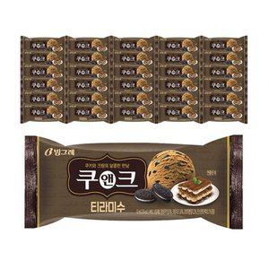 [빙그레] 쿠앤크 티라미수 30개 바 아이스크림