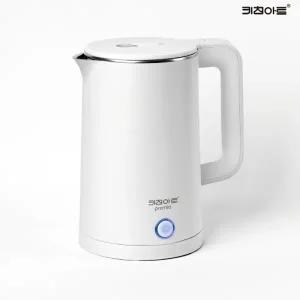 키친아트 프리미오 스텐레스304 이중단열 보온주전자 1.8L (화이트) 전기주전자