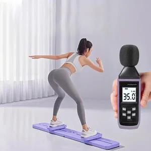 핸들 및 풀 로프가 있는 피트니스 스키 접이식 스키 트레이너 전신 운동을 골반 바닥 근육 운동 장비