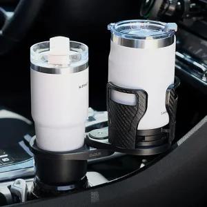 온아워 차량용 컵홀더 차량 자동차 확장 레이 대형 멀티 2단 텀블러 거치대