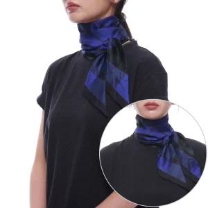 [롯데백화점]버버리 여성 체크 실크 스키니 스카프  8083558 KNIGHT 24S