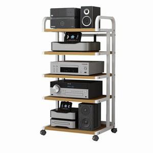 오디오랙 선반 진열장 노래방 전축 프레임 보드 스피커 화이트랙 안전가드 오디오장식장