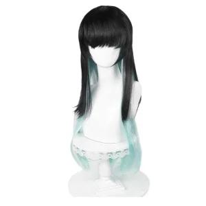 귀칼 시토무 무이치로 그라데이션 가발 코스튬