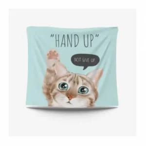 커튼 천포스터 가림막 가림막천 패브릭 고양이2 (3QD9Y)