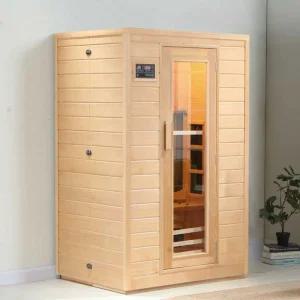 2인용 편백 사우나 스팀 땀 유리 찜질방 핀란드식