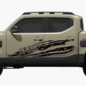 4x4 오프로드 머드 스프래쉬 적재함 데칼스티커-NO.1119(무쏘EV 타스만 렉스턴스포츠 칸 코란도 랩터 팰리세이드 모하비 싼타페 토레스 콜레오스 투싼 스포티지 쏘렌토 QM6)